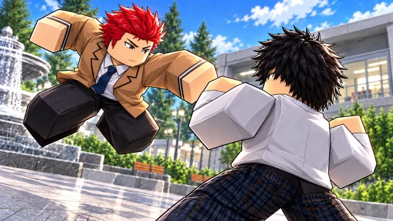Official wide thumbnail for Anime High School RP on Roblox.